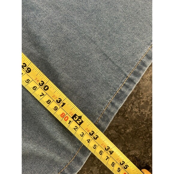 Denim Utility Sleeveless Shirt dress Size XL Medium Blue Wash Concert Festival - Picture 7 of 7